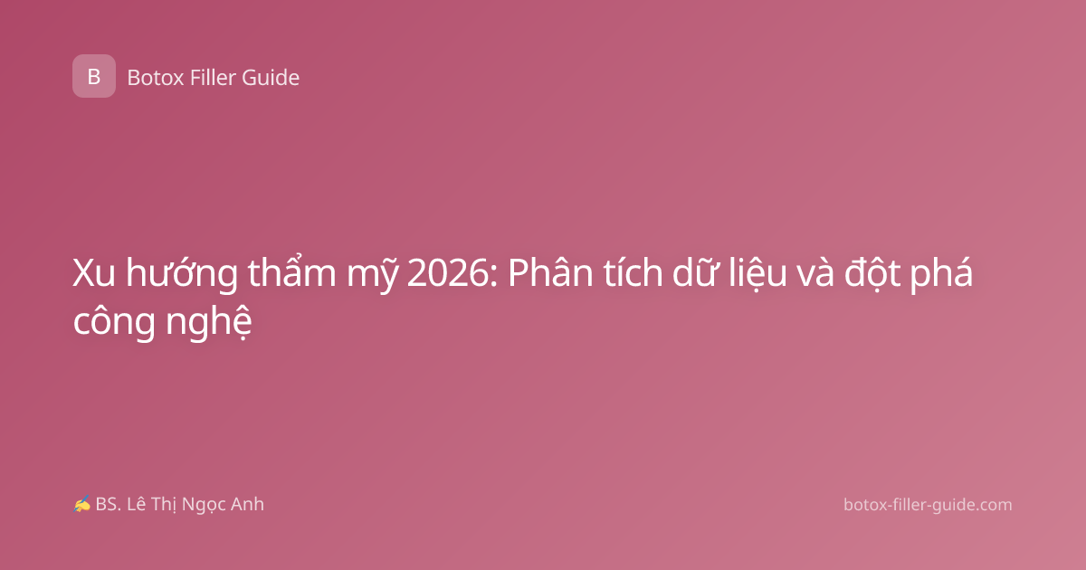 Xu hướng thẩm mỹ 2026: Phân tích dữ liệu và đột phá công nghệ